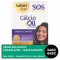 Salon Line S.O.S Cachos Cálcio & Oil Kit - Creme Relaxante + Óleo Hidratante Kit